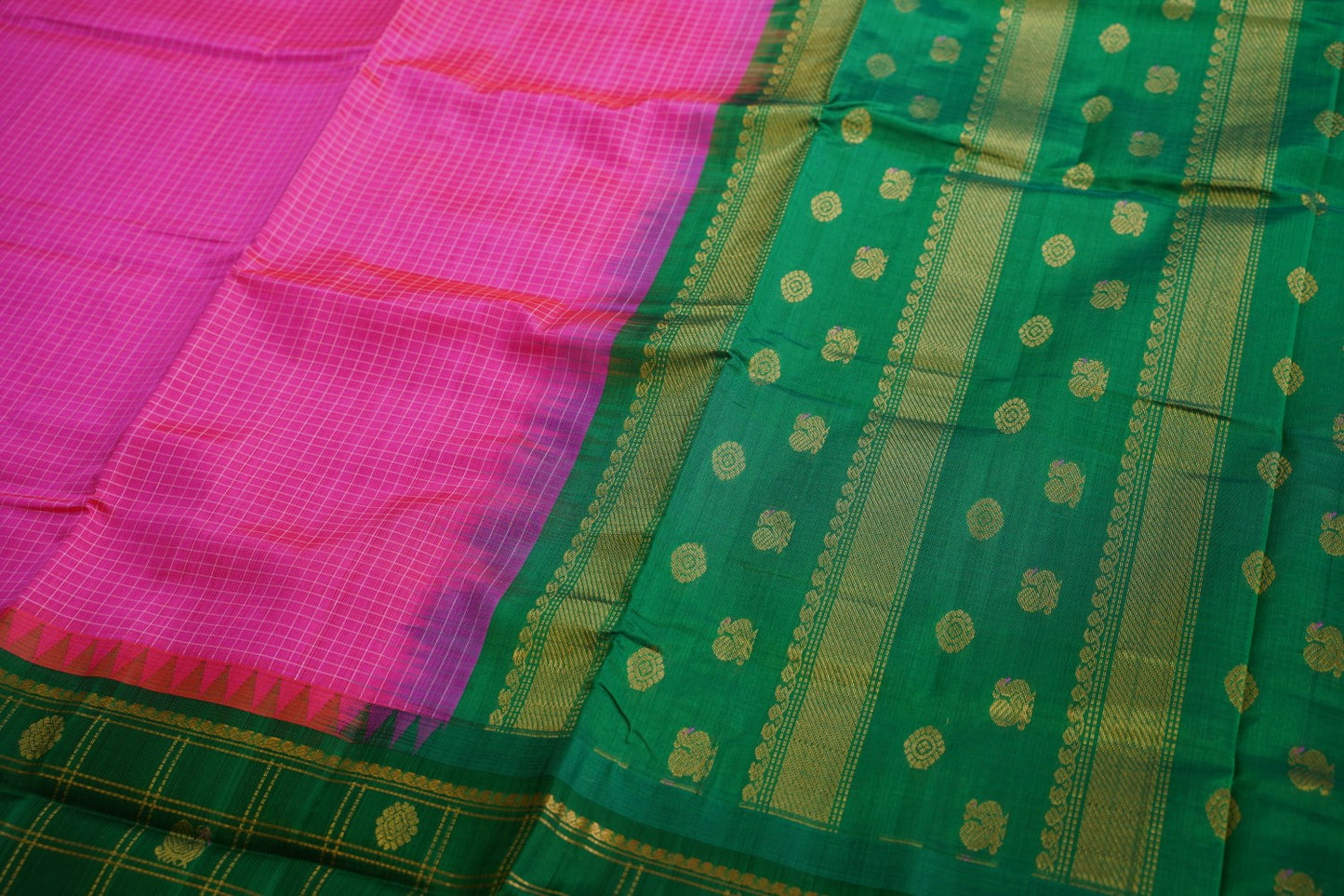 Kanchi Handloom Silk Cotton Saree PC15358