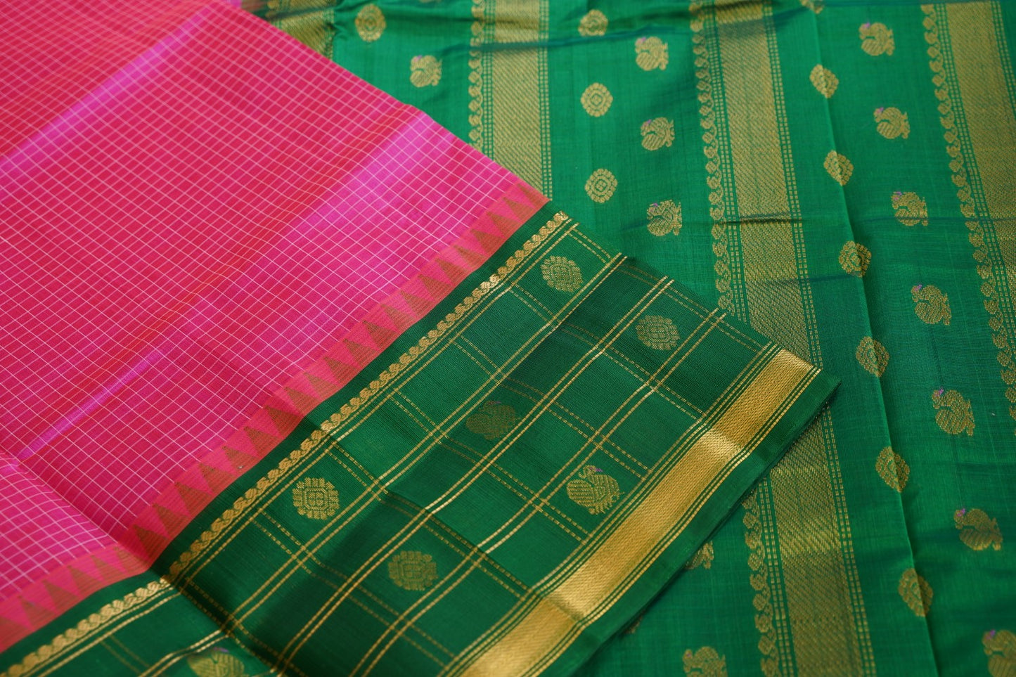 Kanchi Handloom Silk Cotton Saree PC15358