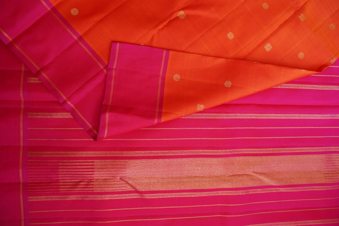 Pure Kanchi Korvai Silk Saree PC15401