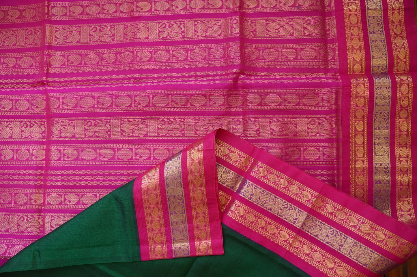 Kanchi Handloom Silk Cotton Saree PC15402