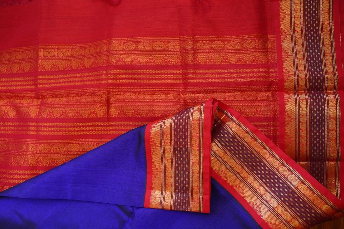 Kanchi Handloom Silk Cotton Saree PC15405