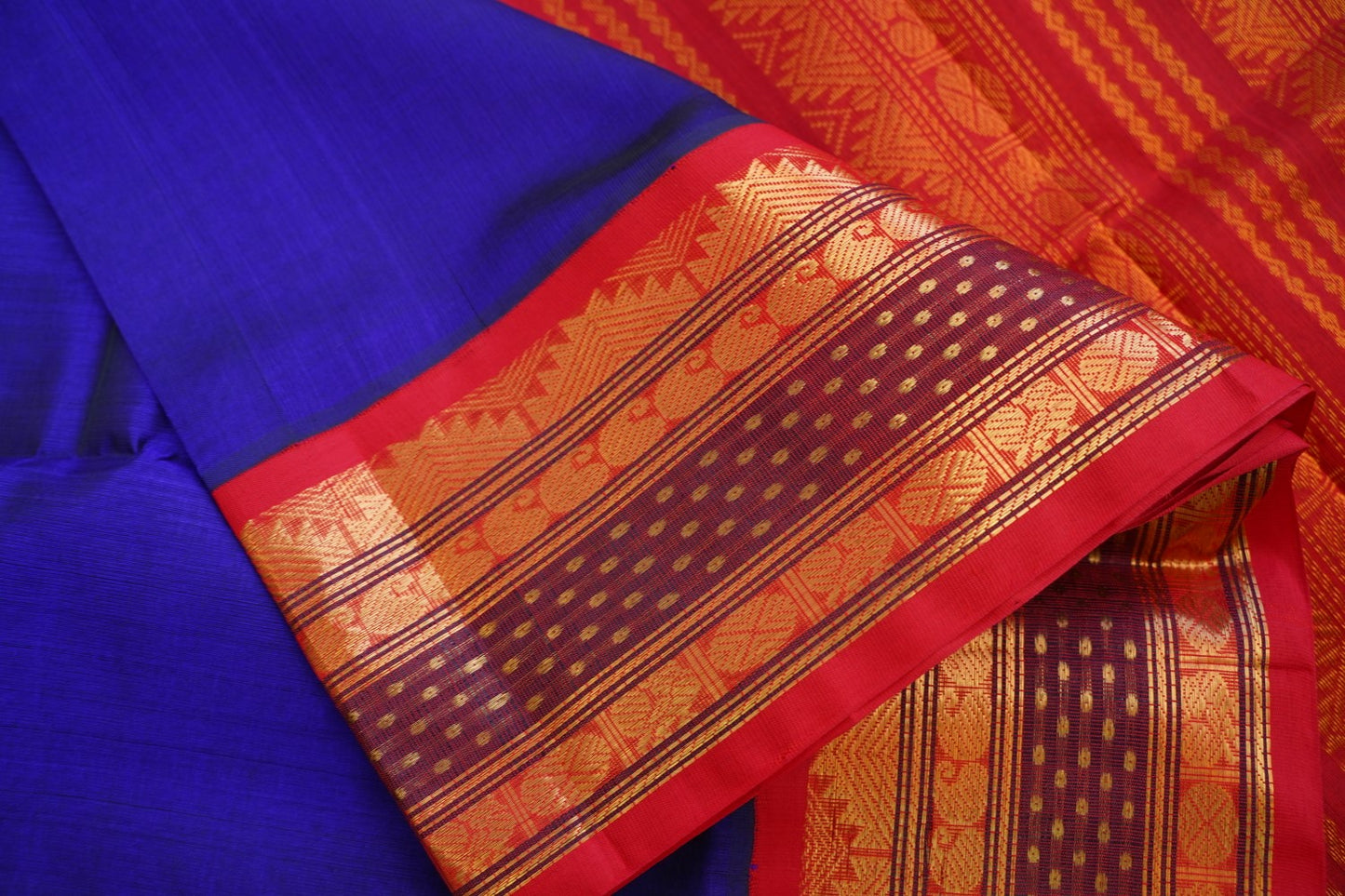Kanchi Handloom Silk Cotton Saree PC15405