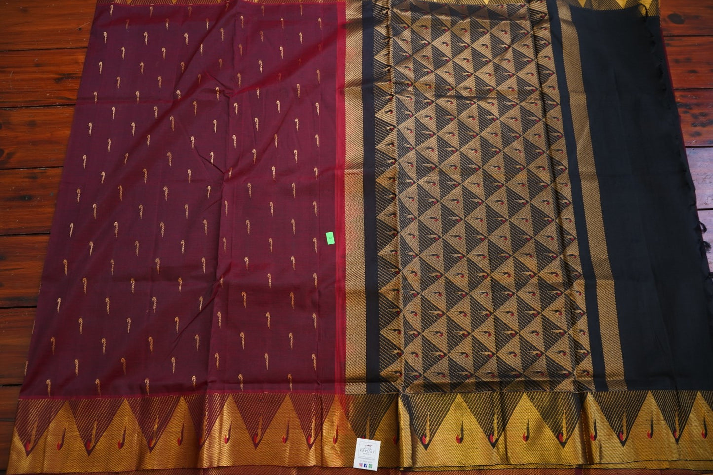 Kanchi Handloom Silk Cotton Saree PC15368