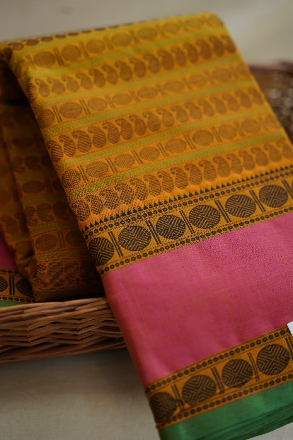 Kanchi handloom Cotton Saree PC12839