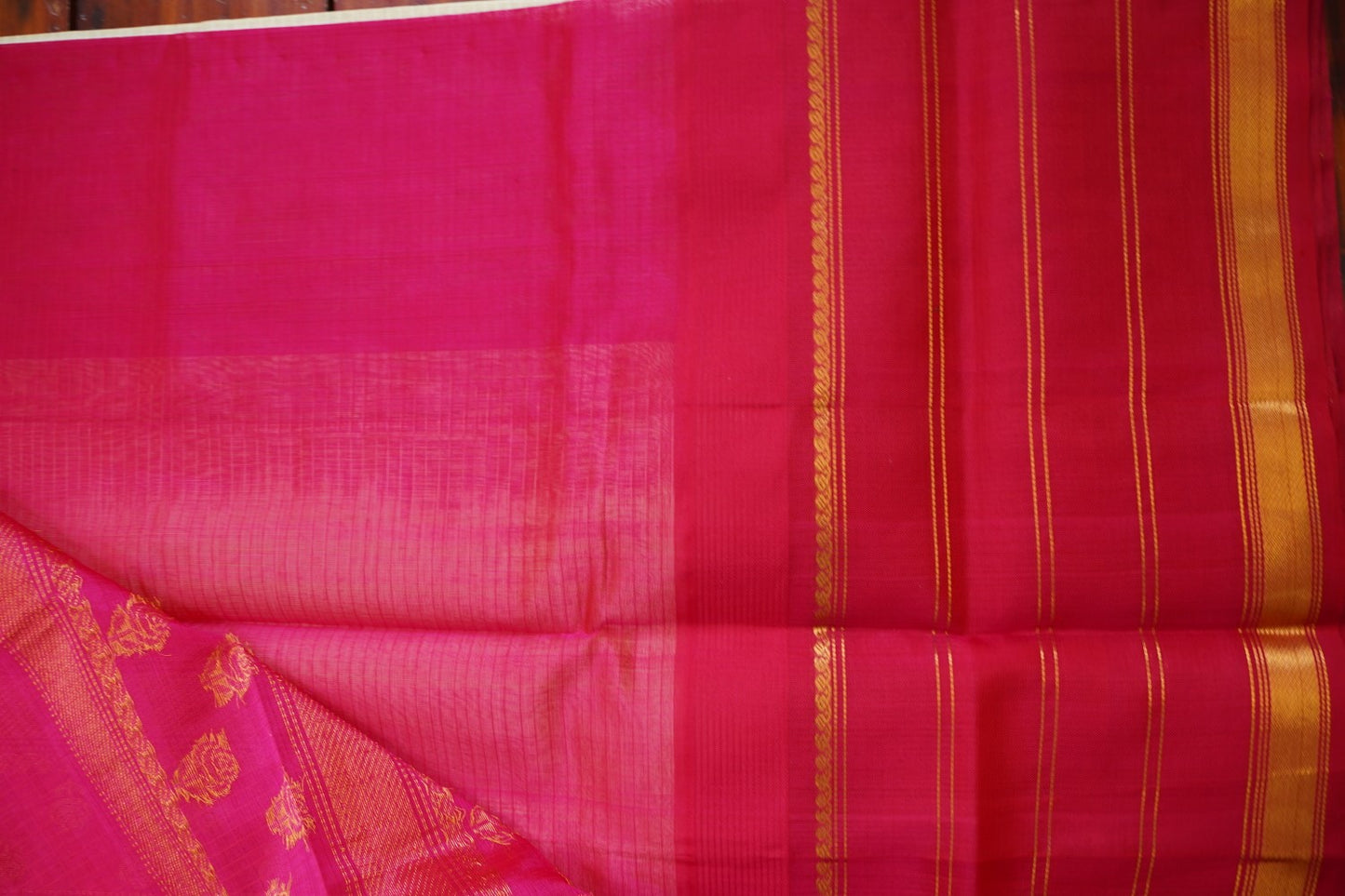 Kanchi Handloom Silk Cotton Saree PC15366