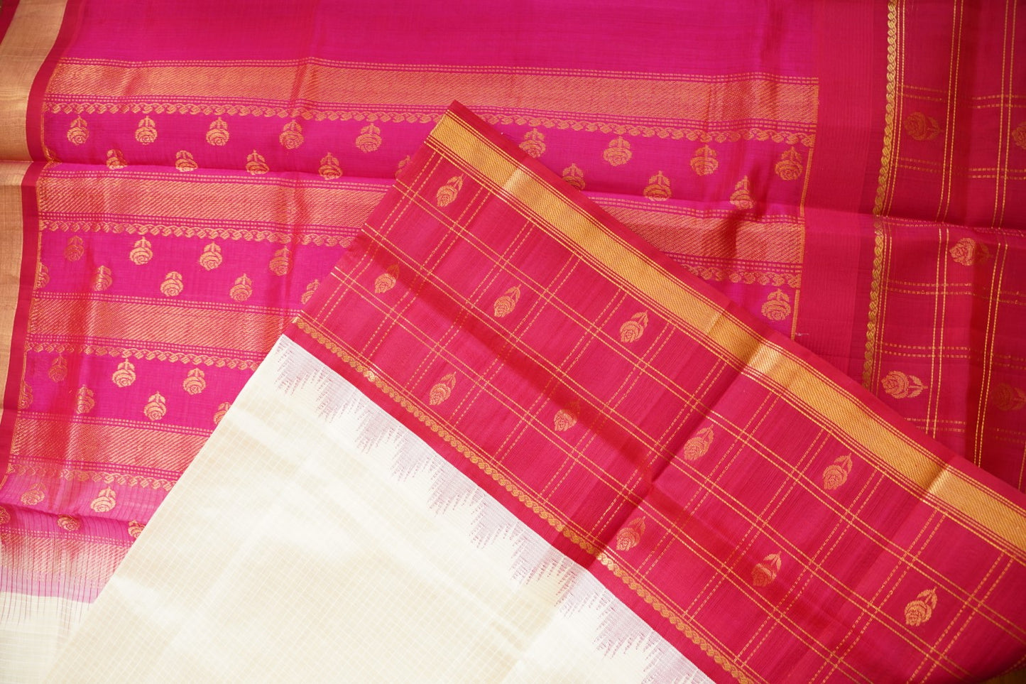 Kanchi Handloom Silk Cotton Saree PC15366