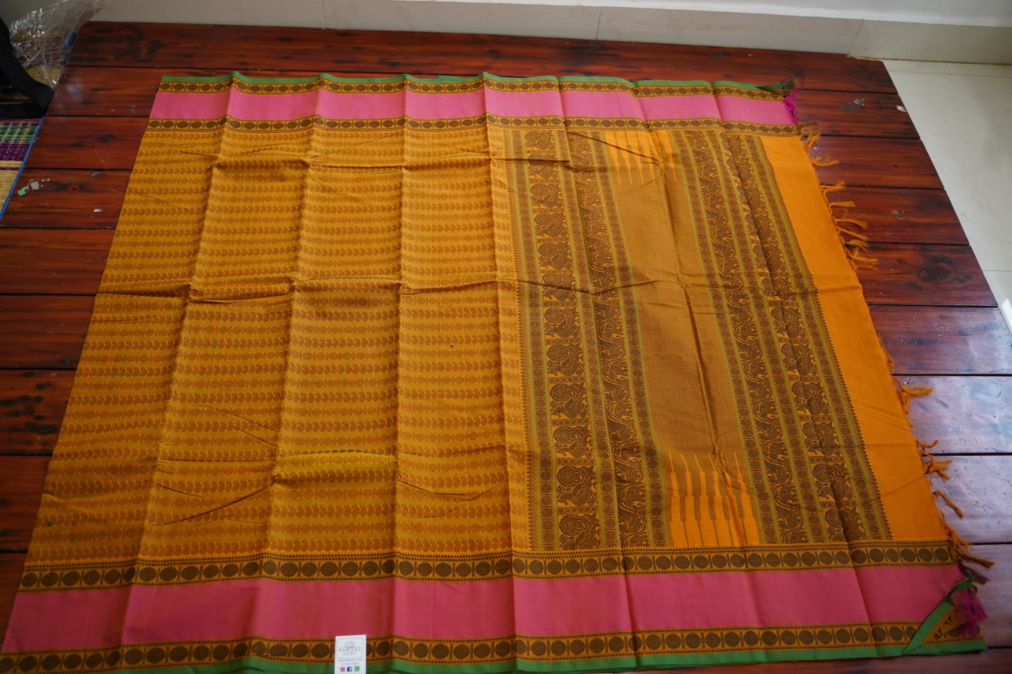 Kanchi handloom Cotton Saree PC12839