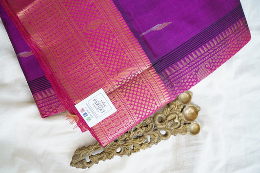 Kanchi Handloom Silk Cotton Saree PC15397