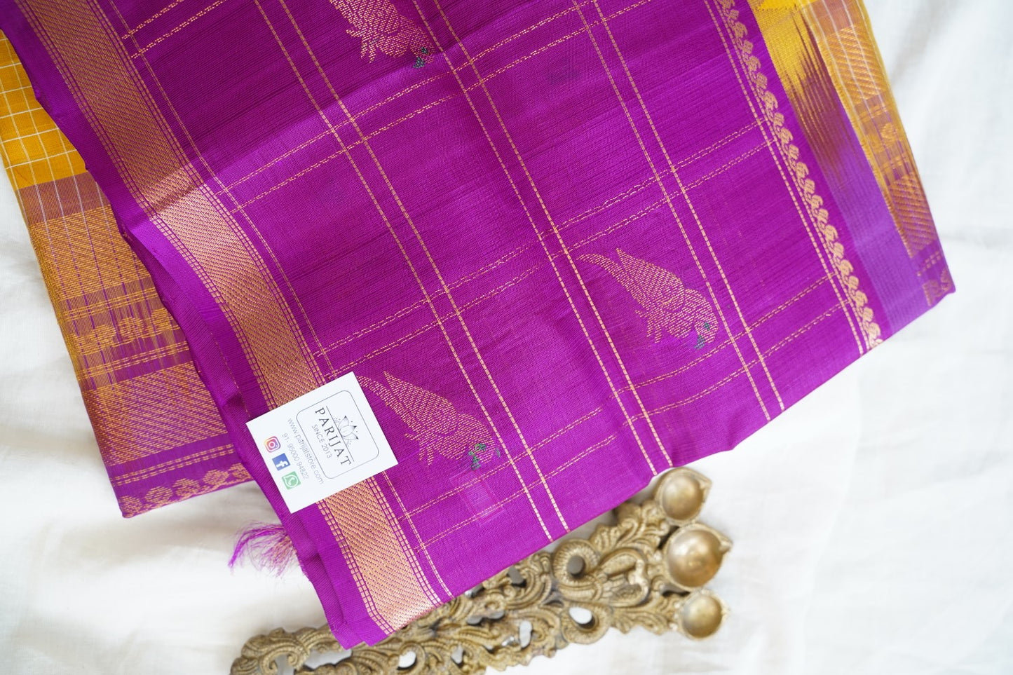 Kanchi Handloom Silk Cotton Saree PC15404