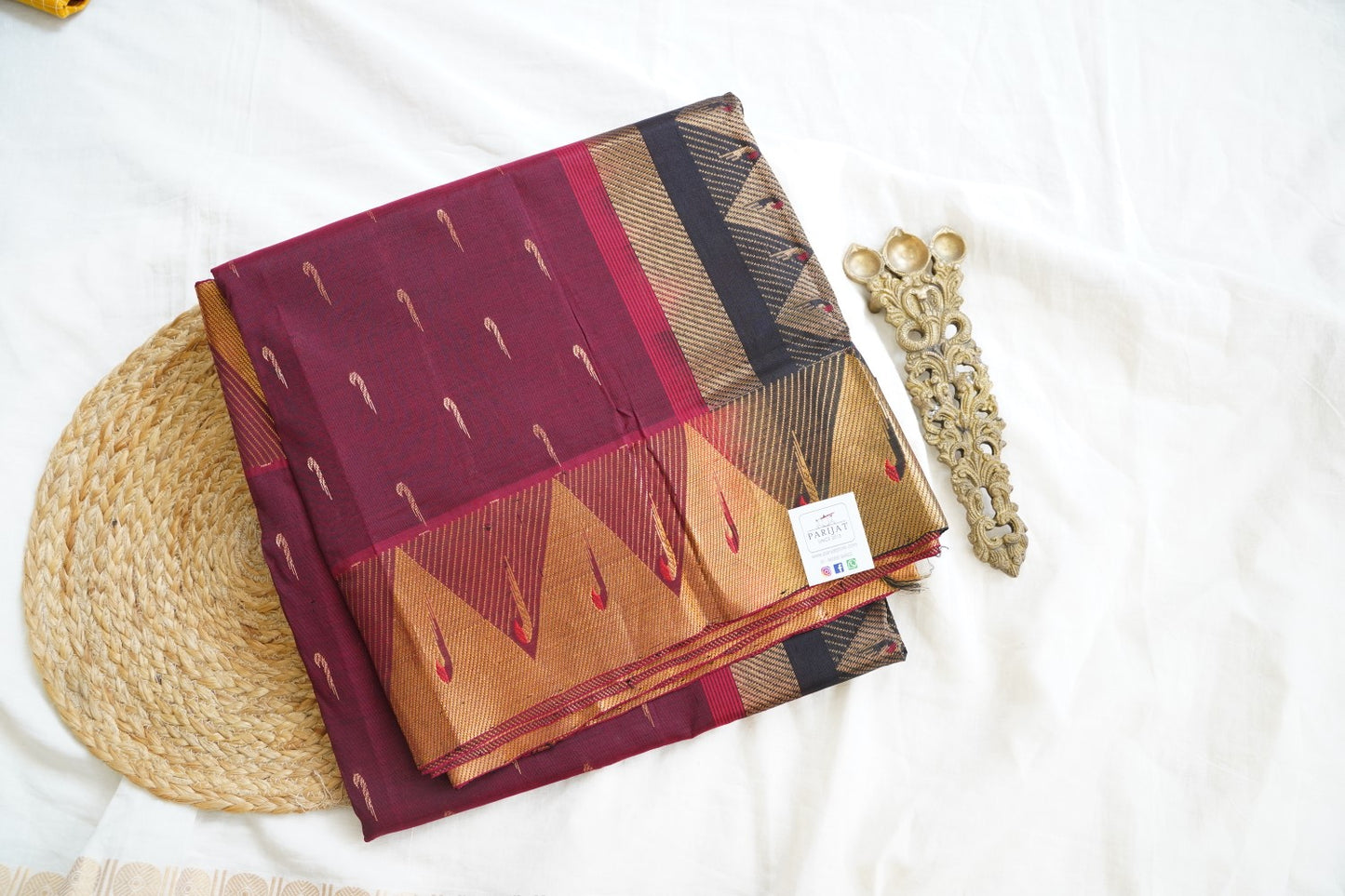Kanchi Handloom Silk Cotton Saree PC15368