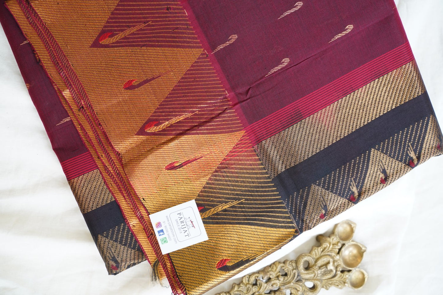 Kanchi Handloom Silk Cotton Saree PC15368