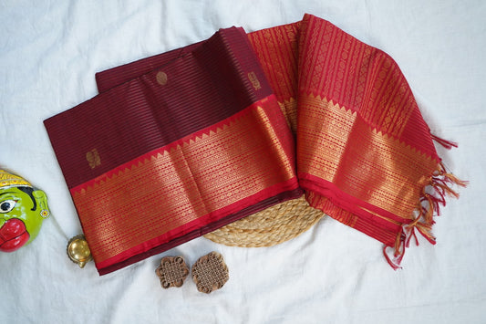 Kanchi Handloom Silk Cotton Saree PC16676