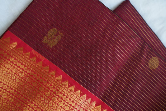 Kanchi Handloom Silk Cotton Saree PC16676