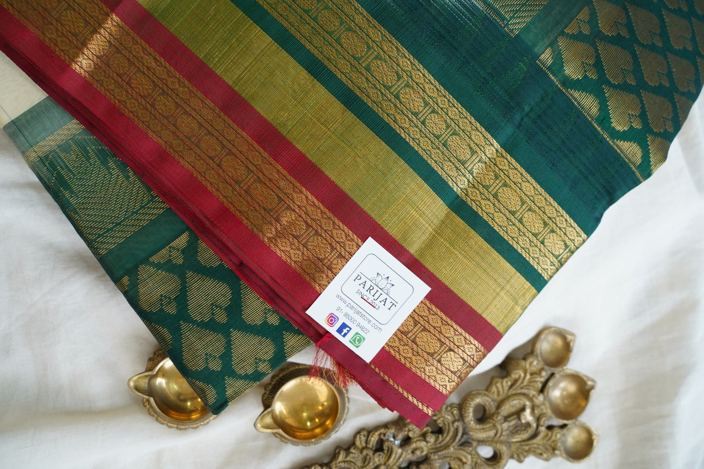 Kanchi Handloom Silk Cotton Saree  PC15446