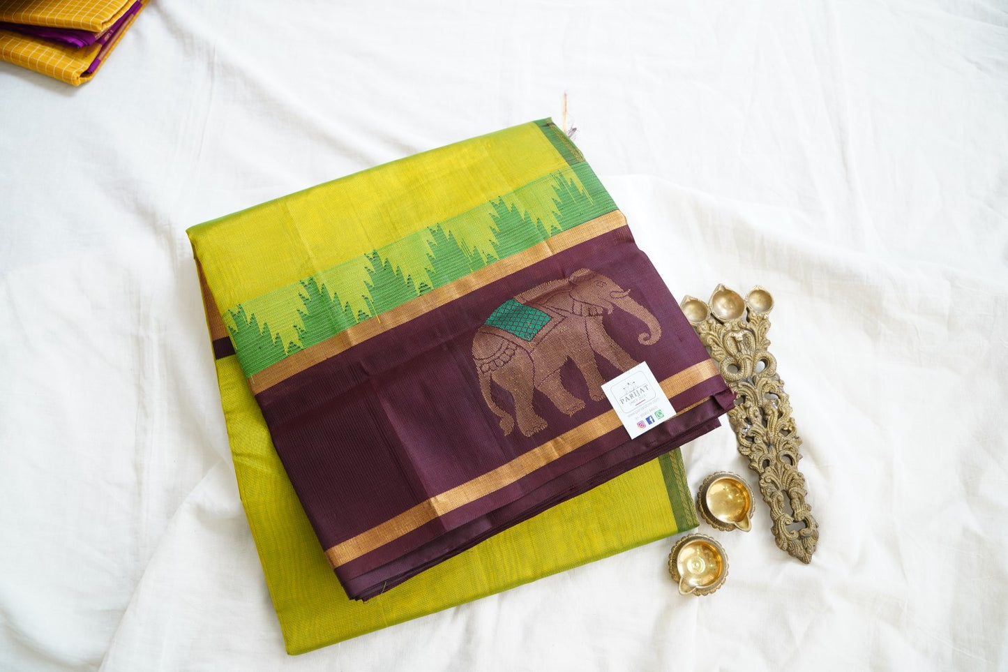 Kanchi Handloom Silk Cotton Saree  PC15448