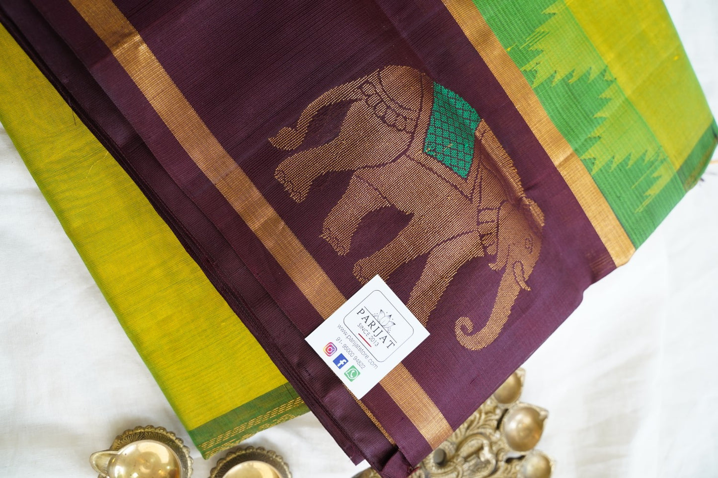 Kanchi Handloom Silk Cotton Saree  PC15448