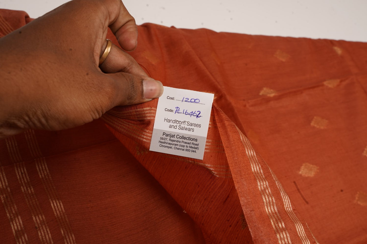 Semi tussarFancy saree PC16462