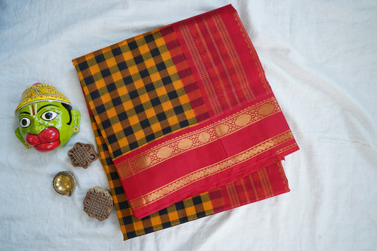 Kanchi Handloom Silk Cotton Saree PC16663