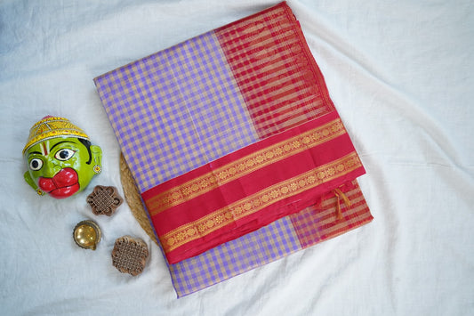 Kanchi Handloom Silk Cotton Saree PC16665