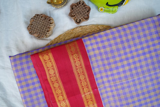 Kanchi Handloom Silk Cotton Saree PC16665