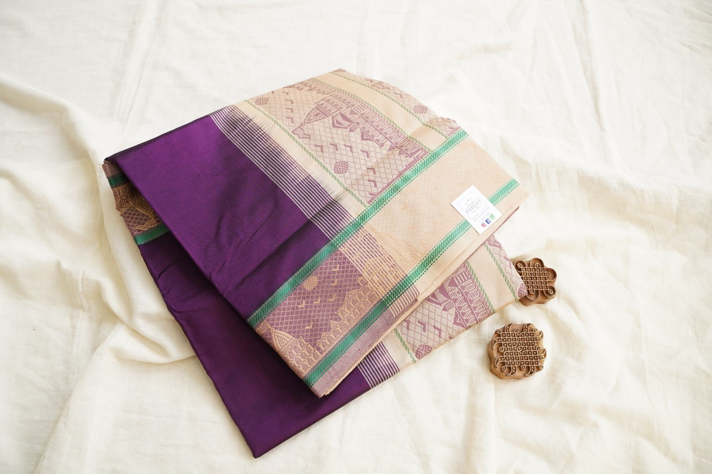Kanchi Semi Silk Cotton Saree PC15476