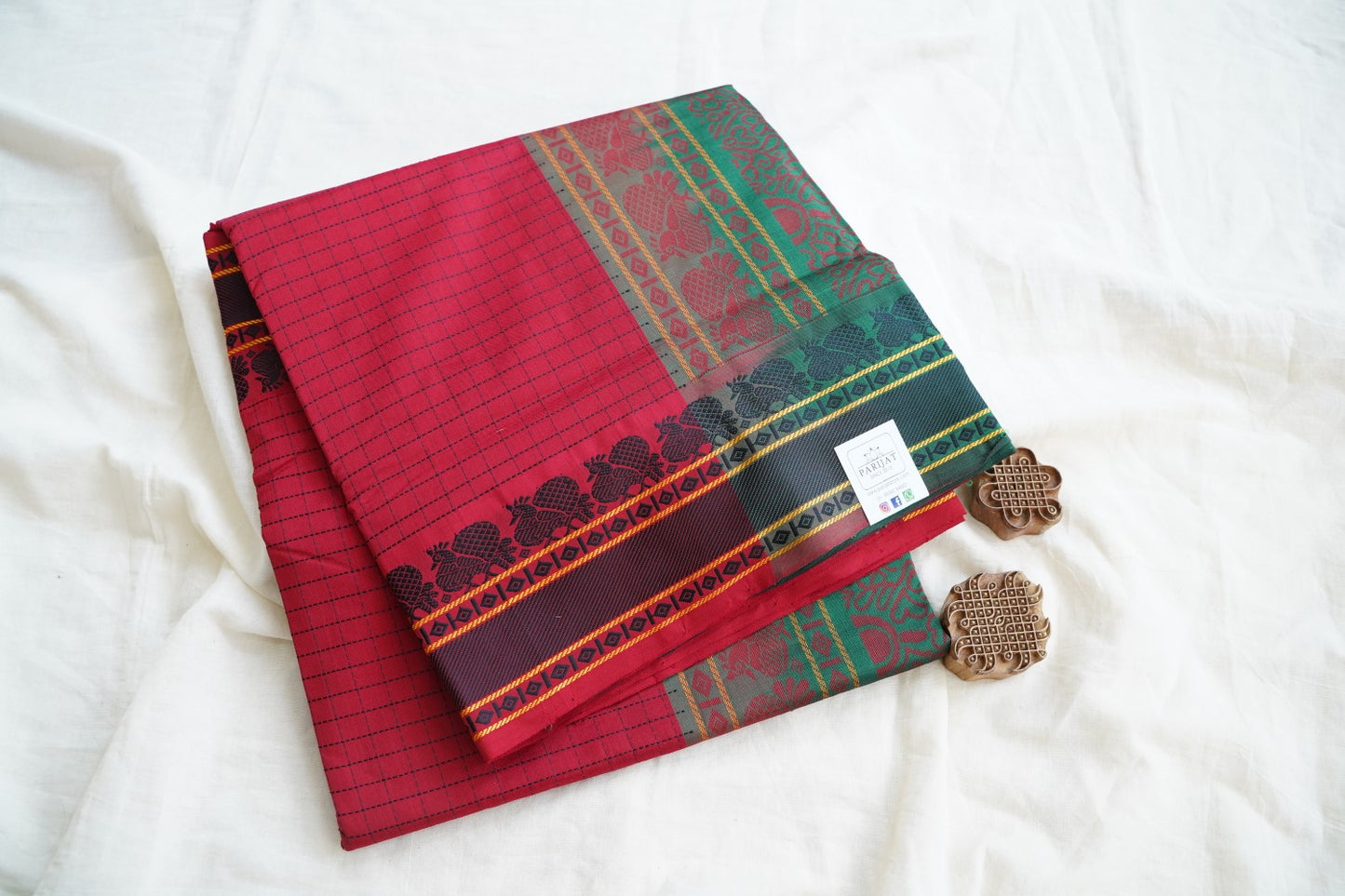Kanchi Semi Silk Cotton Saree PC15482