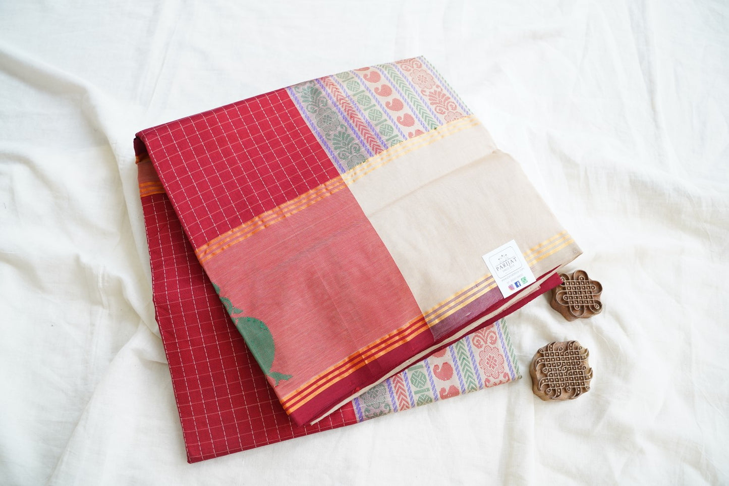 Kanchi Semi Silk Cotton Saree PC15484