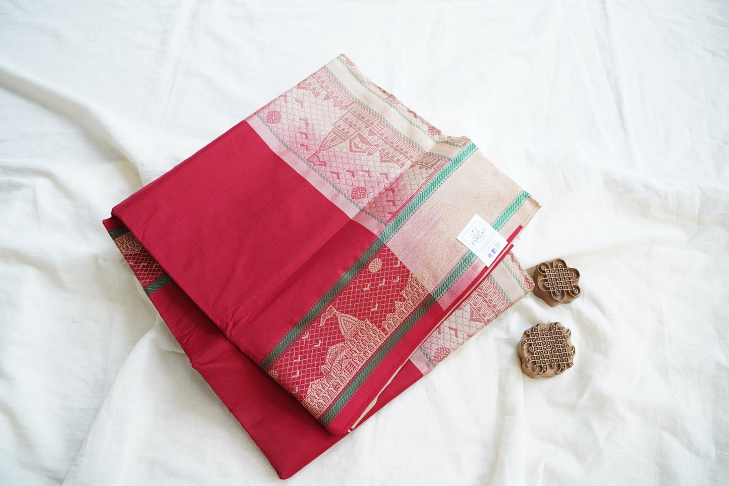 Kanchi Semi Silk Cotton Saree PC15481