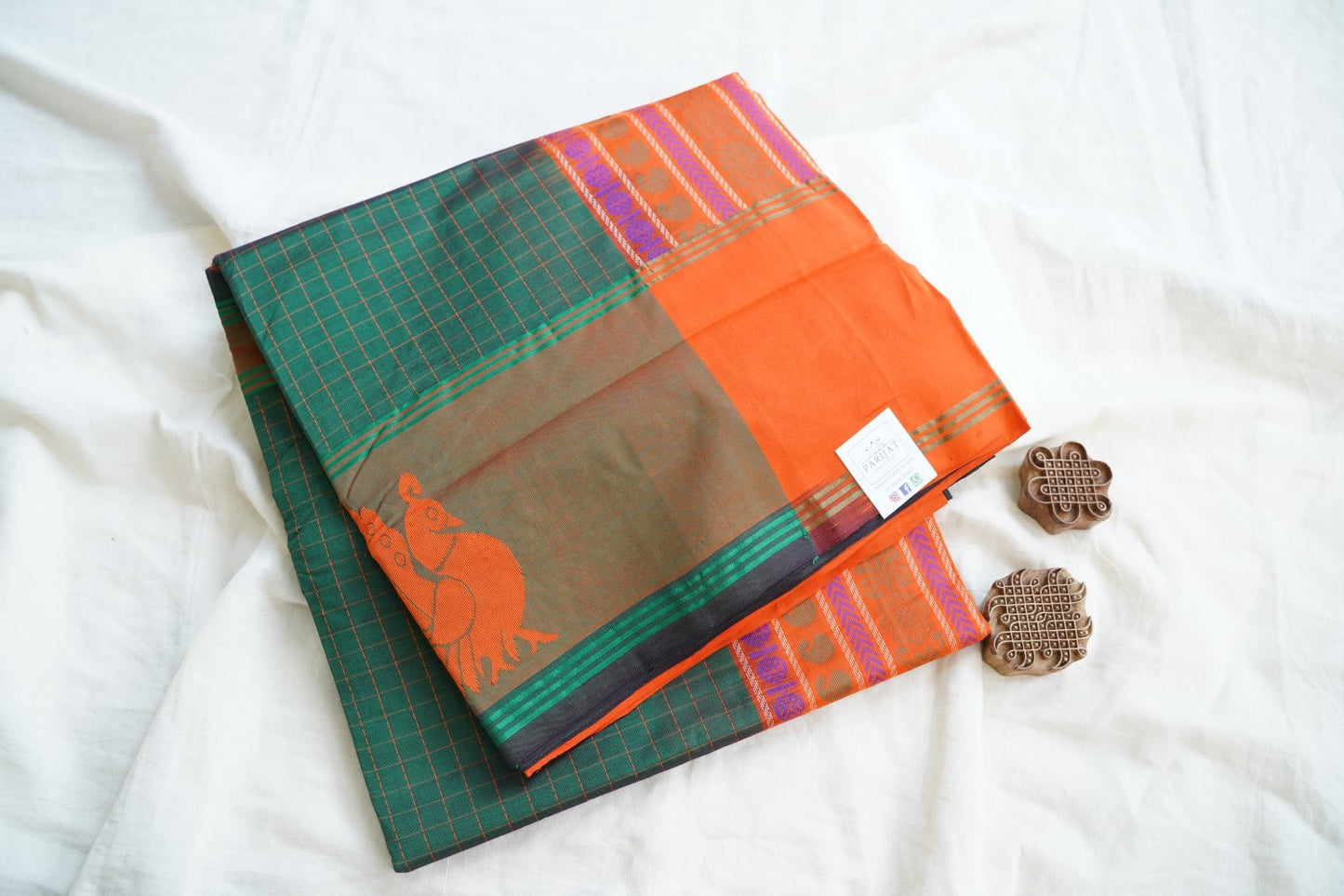 Kanchi Semi Silk Cotton Saree PC15475