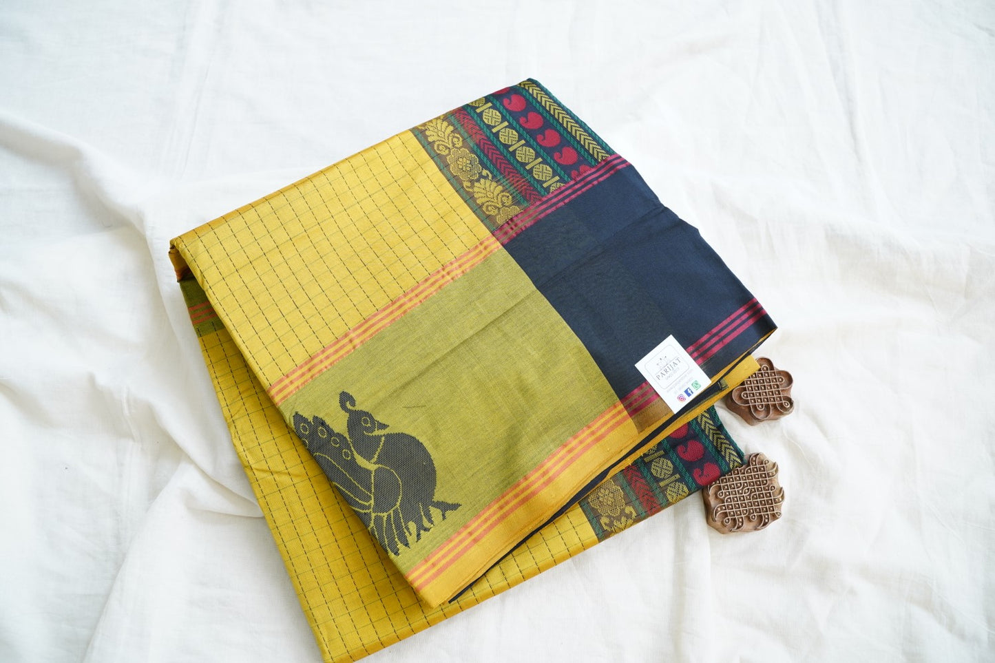 Kanchi Semi Silk Cotton Saree PC15483