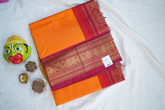 Kanchi Handloom Silk Cotton Saree PC16704