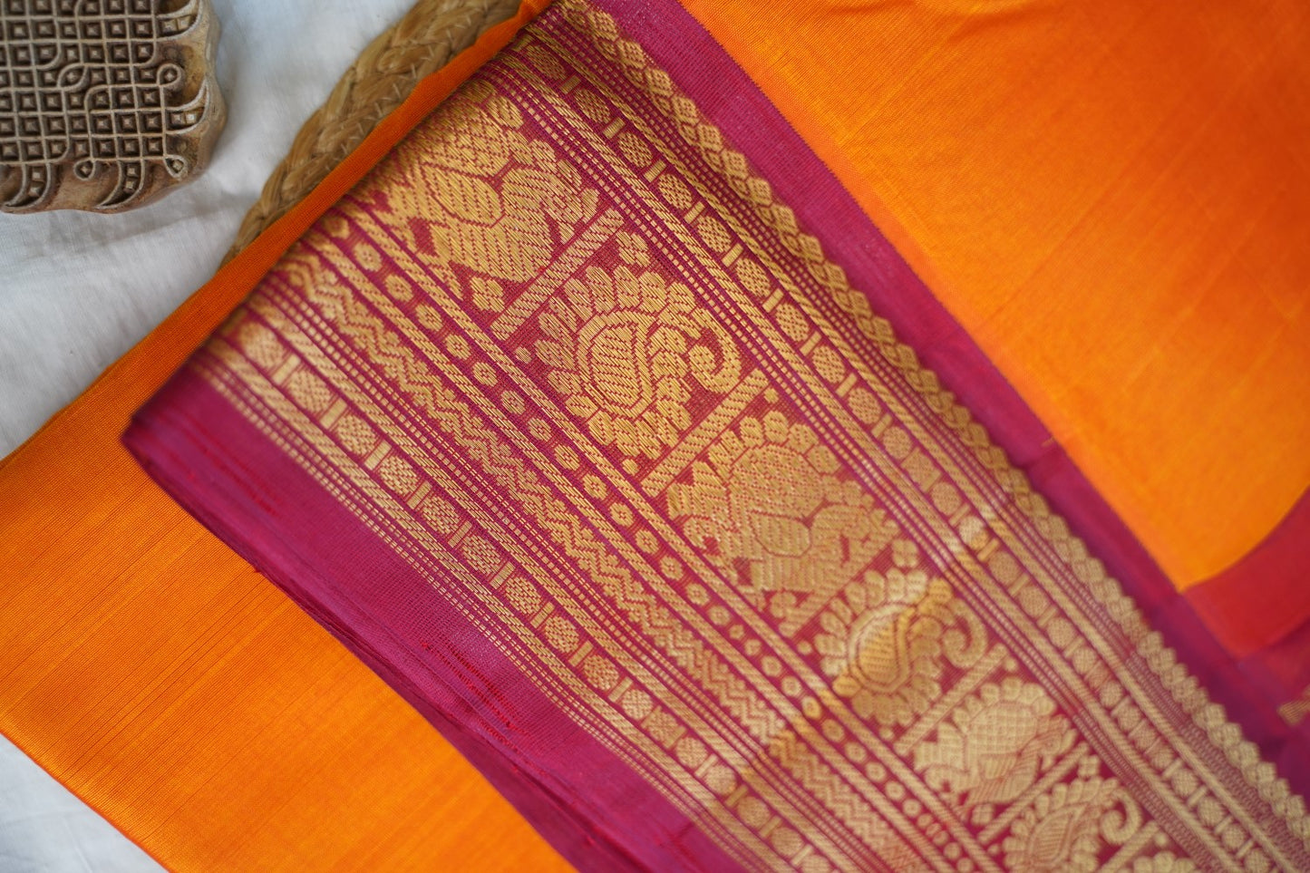 Kanchi Handloom Silk Cotton Saree PC16704