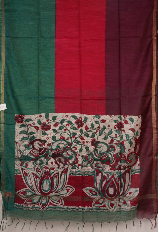 Semi tussarFancy saree PC16380