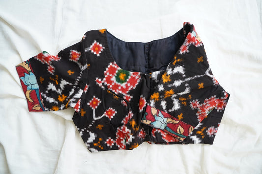 Kalamkari Ready made cotton Blouse PC15422