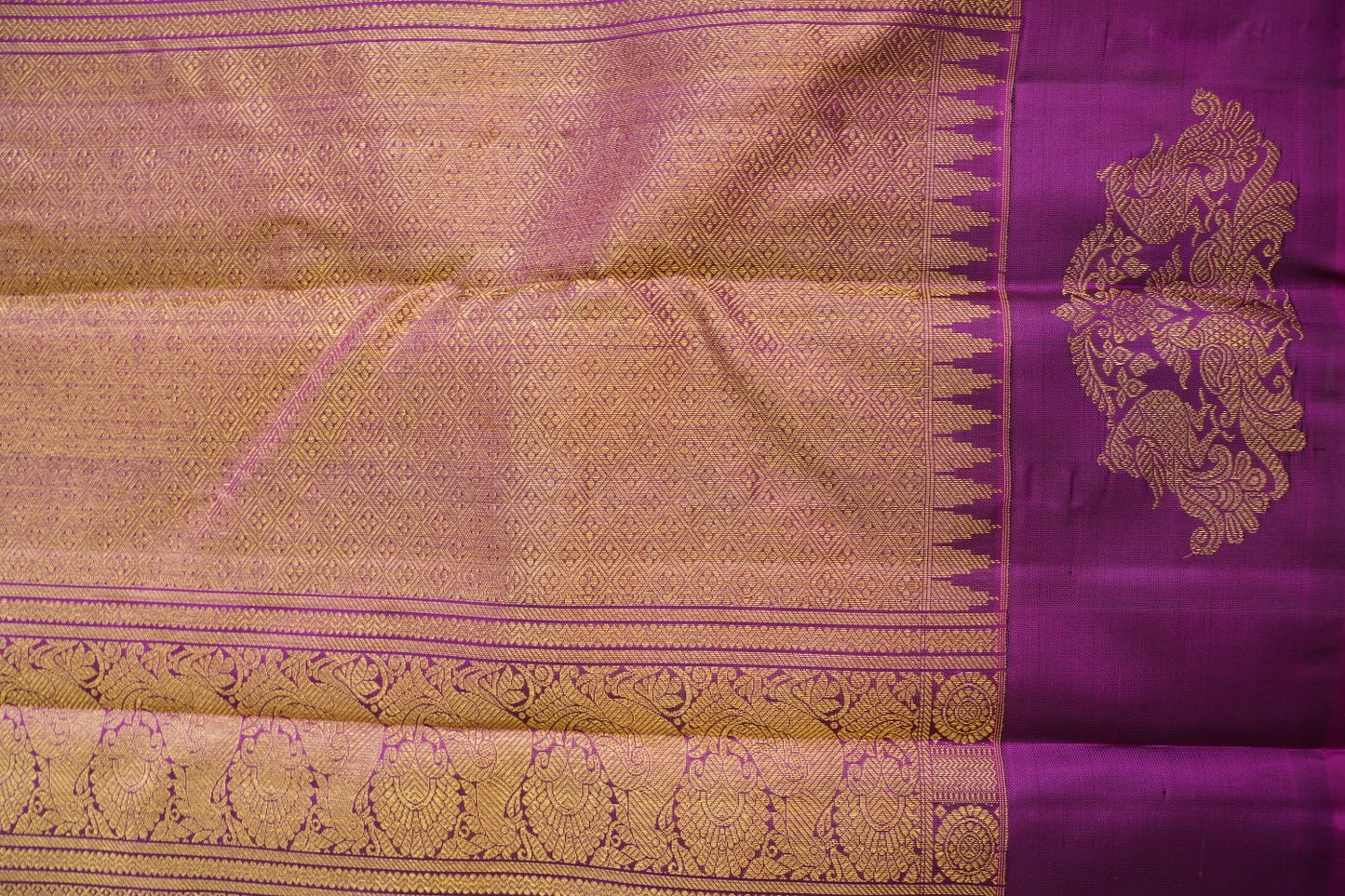 Pure Kanchi Korvai Silk Saree PC15418