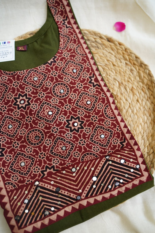 Ready made Cotton Straight Kurti PC12874