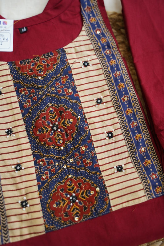 Ready made Cotton Straight Kurti  PC12882