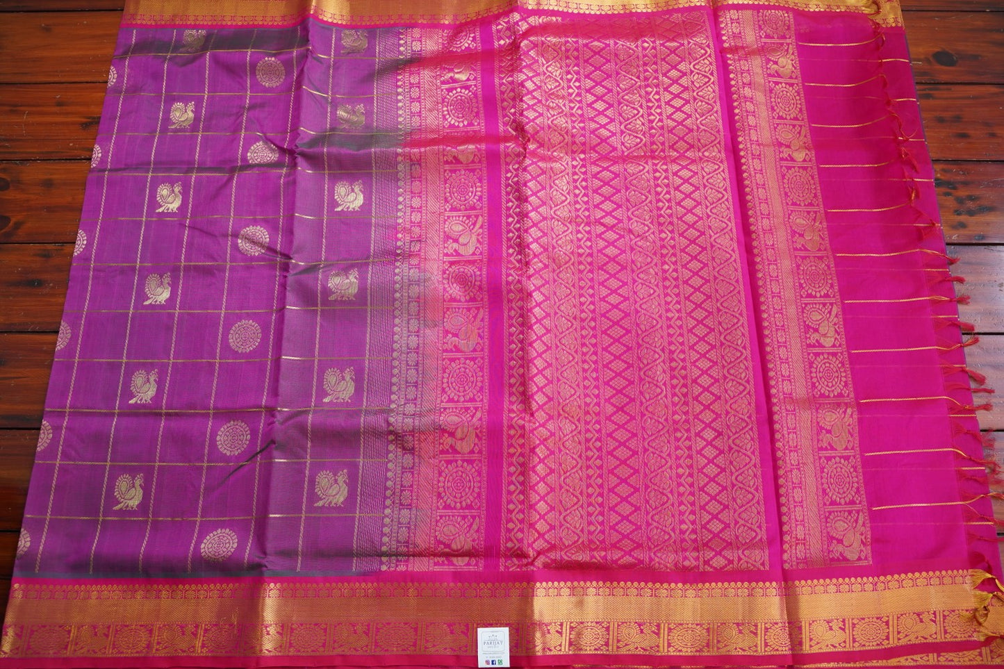 Kanchi Handloom Silk Cotton Saree PC15299