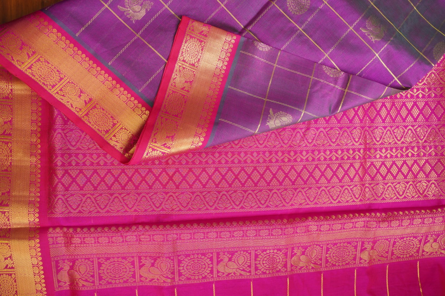 Kanchi Handloom Silk Cotton Saree PC15299