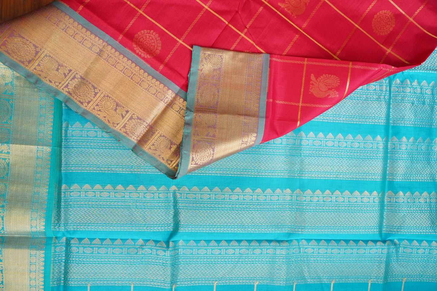 Kanchi Handloom Silk Cotton Saree PC15420