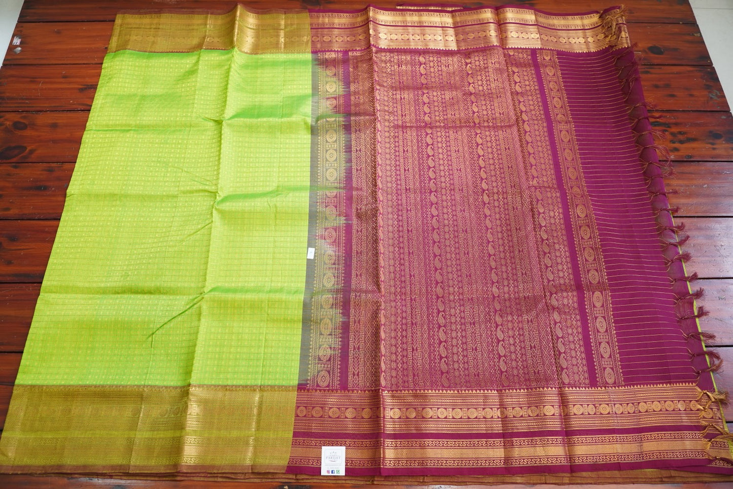 Kanchi Handloom Silk Cotton Saree PC15450