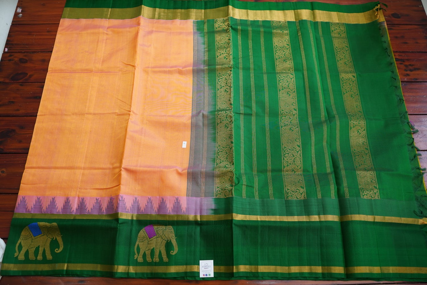 Kanchi Handloom Silk Cotton Saree PC15449