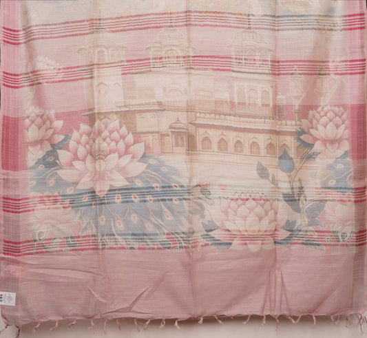 Semi Linen Fancy saree PC16470