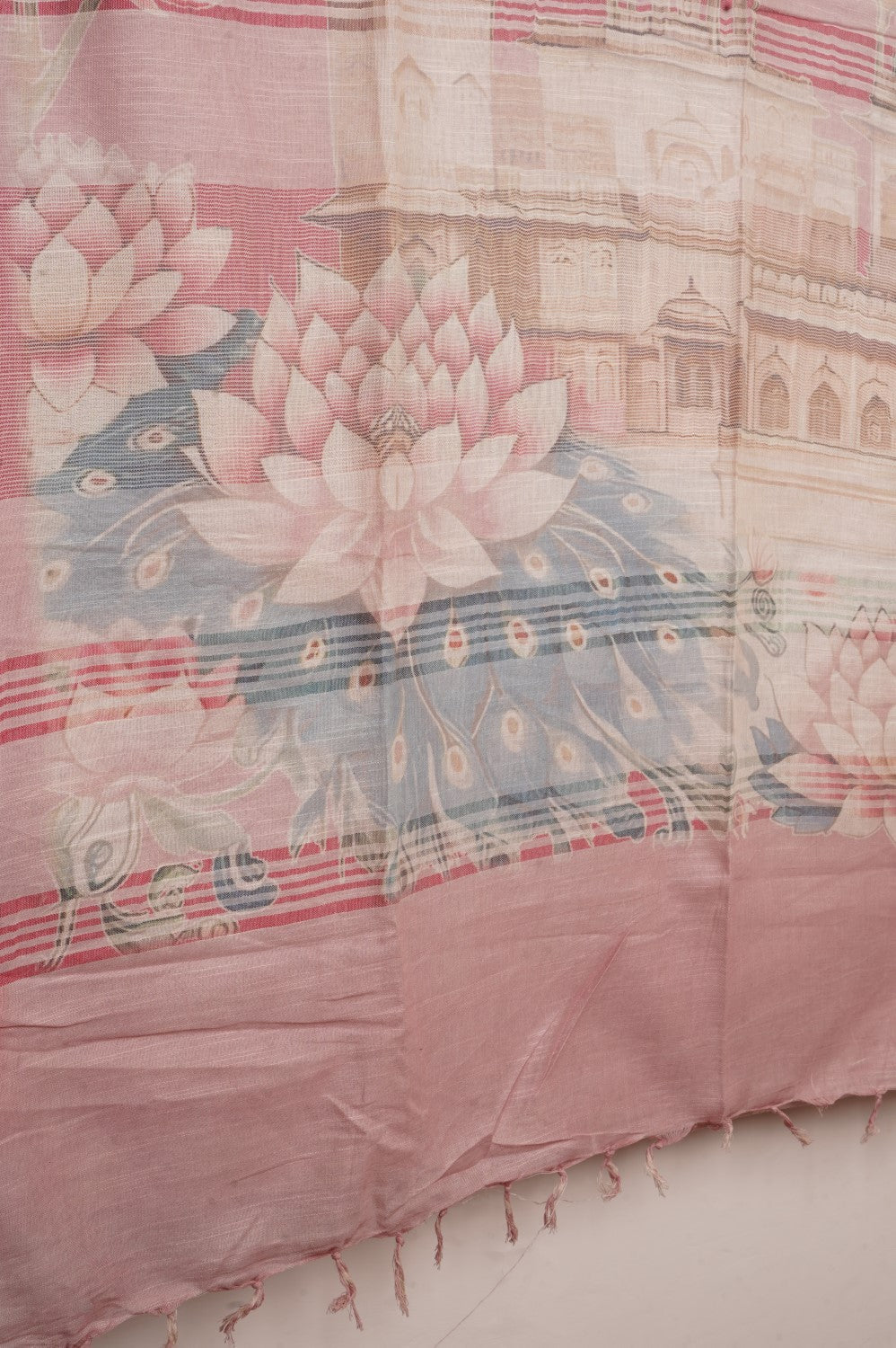 Semi Linen Fancy saree PC16470