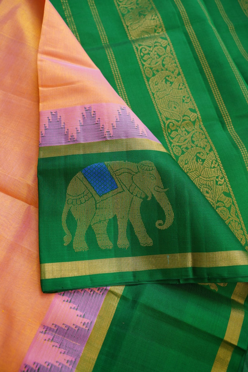 Kanchi Handloom Silk Cotton Saree PC15449