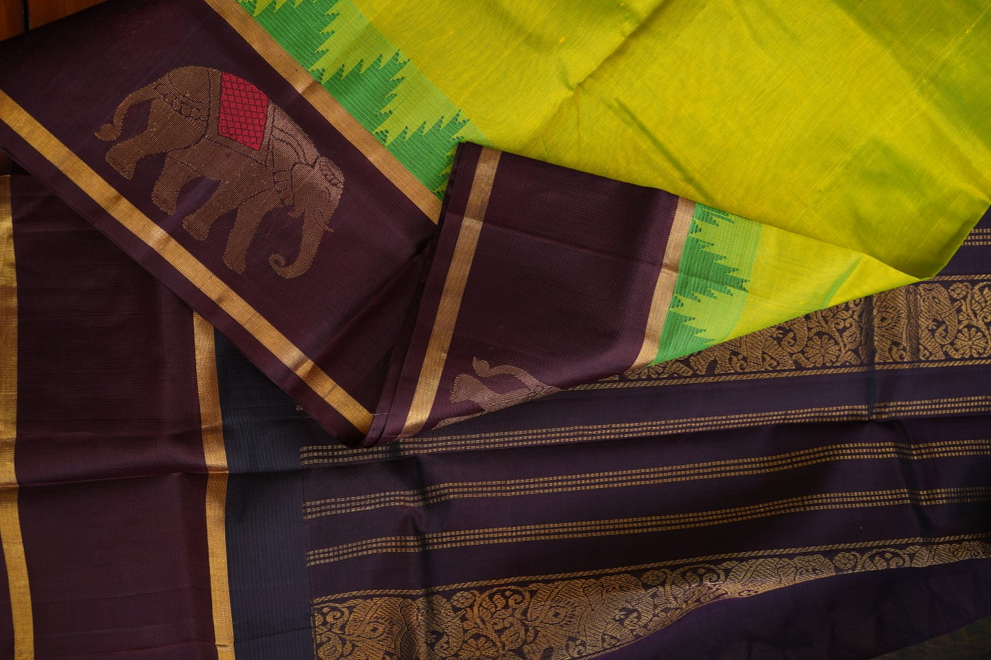 Kanchi Handloom Silk Cotton Saree  PC15448