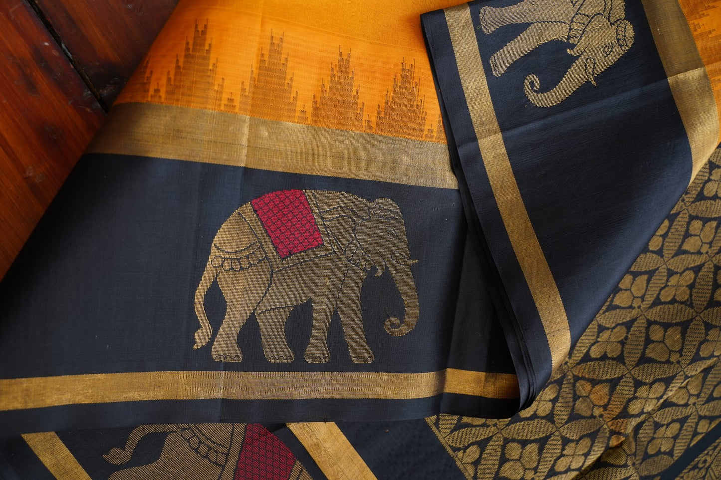 Kanchi Handloom Silk Cotton Saree  PC15447