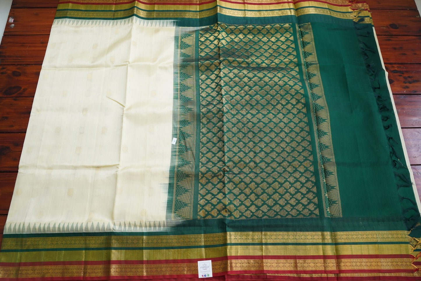 Kanchi Handloom Silk Cotton Saree  PC15446