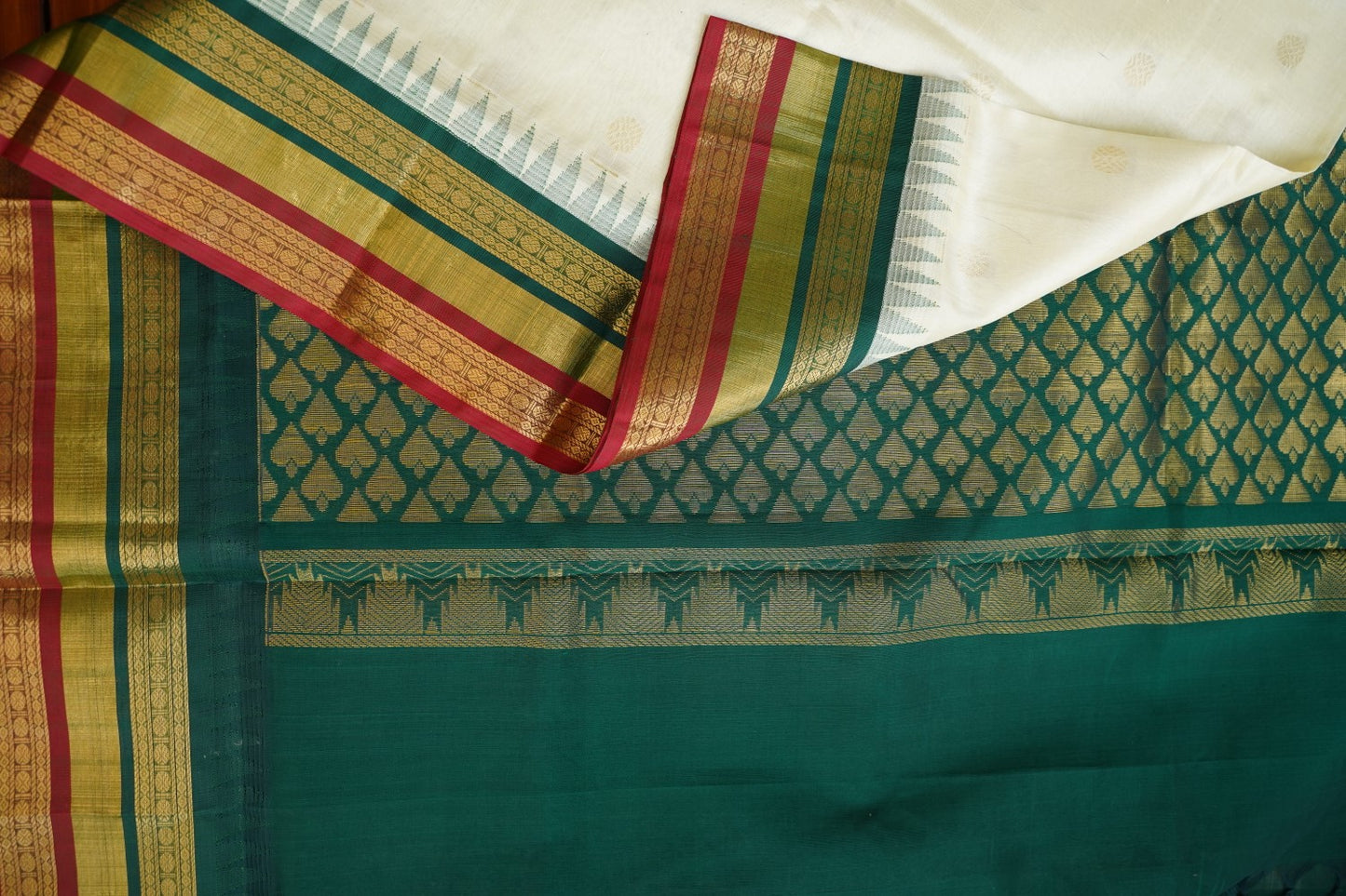Kanchi Handloom Silk Cotton Saree  PC15446