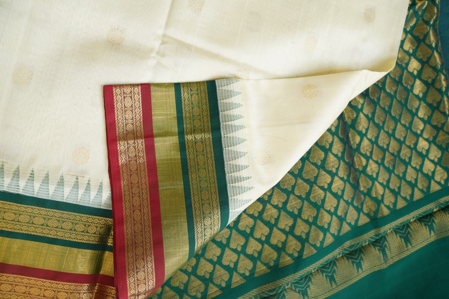 Kanchi Handloom Silk Cotton Saree  PC15446